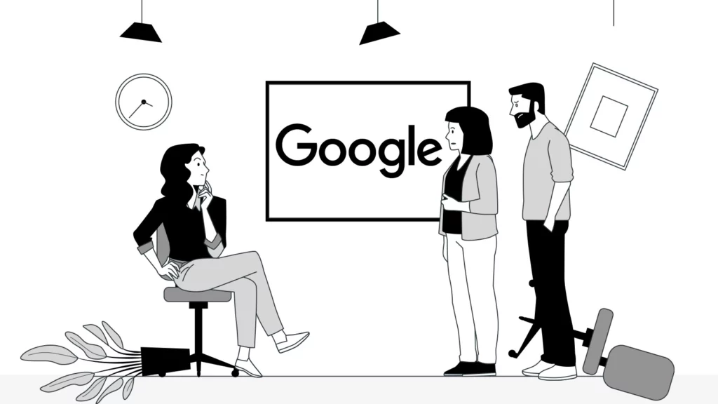 SEOs looking at Google and analyzing indexing issues